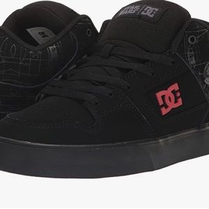 DC Men's Black and Pink Star Wars Athletic Shoes